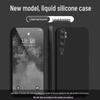 Compatible with Xiaomi CC9 Pro: Solid Color, Rubik's Cube Design, Liquid Silicone, All-Inclusive, Drop-Proof, Straight Edge Soft Case.