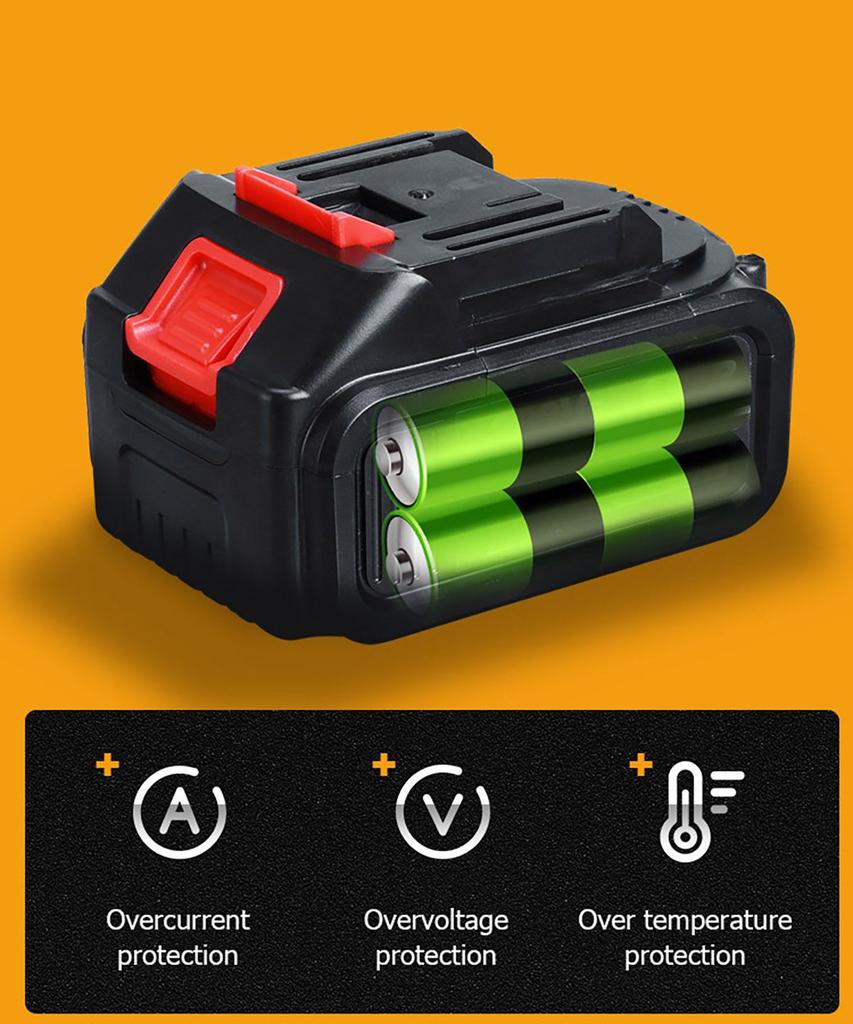 21V Brushless Angle Grinder Brushless Polishing Machine Handheld Rechargeable Electric Power Tools for Makita Battery pin