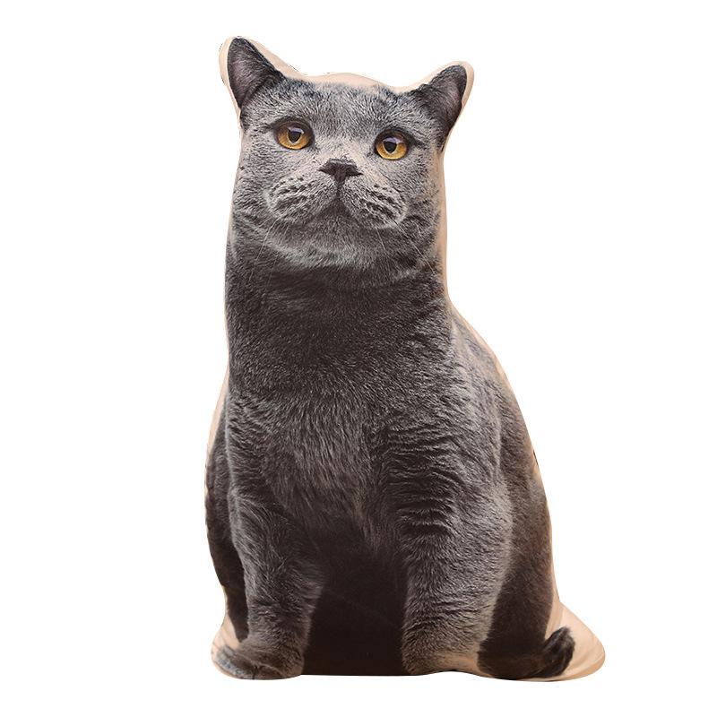 Creative animal kitten doll plush toy dog doll girl bed sleeping throw pillow children's doll