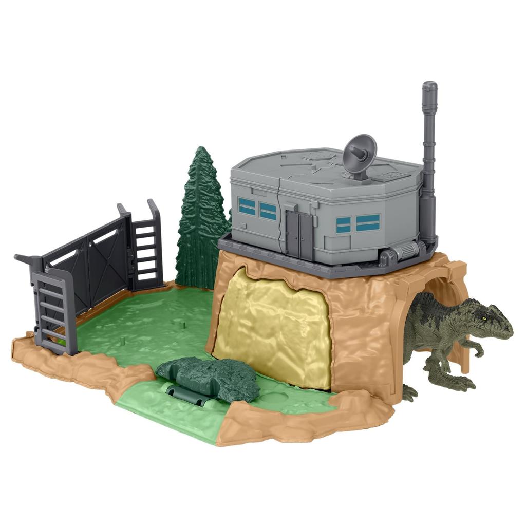 Mattel Jurassic World New Dominator Minifigure Playset: Rampage! Giganotosaurus [Ages 4 and Up] HFF12