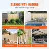 Natural Rolled Bamboo Fence Bamboo Panel 4 Ft H X 8 Ft L X 0.75 In D.