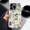 Travel Map Pattern Phone Case For iPhone 17e 16e 17 16 15 14 Pro Max 13 12 Pro Air 11 Leather Texture TPU Silicone Soft Cover
