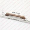 NAIERDI Solid Wood Cabinet Handles Modern Single Hole Wooden Pulls Octagon Round Knobs for Kitchen Cupboard Wardrobe Hardware