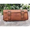 Leather Side Saddle Pouch Saddlebags Tool Luggage Motorcycle Bags Panniers Bag