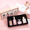 New Flower Story Women's Perfume Set: Four-Piece Gift Box with Long-Lasting Light Floral Fragrances - Flower Joy & Blooming Scents