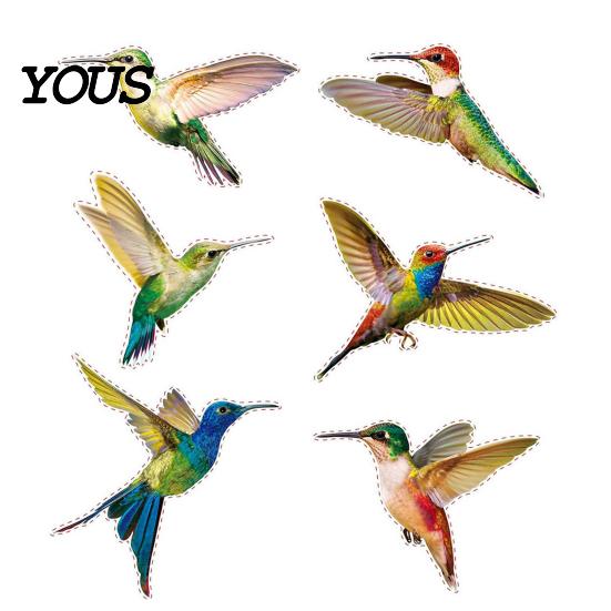 Reusable Window Decal Bird Stickers, Anti-Collision Strike Prevention Decal, Static Cling Glass Safety Film for Windows Doors, UV Reflective