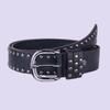 Fashion punk style needle buckle willow nail belt women's high-end jeans skirt versatile decorative belt solid buckle belt
