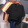 Kawaii Summer T Shirt Women Oversized Soft Tees Cotton Loose Bouses Tops