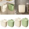 Plastic Trash Can, AntiOdor Hangings Trash Bin Perfect for Bathroom Cabinet Door Suitable Housewives Cooking Enthusiasts