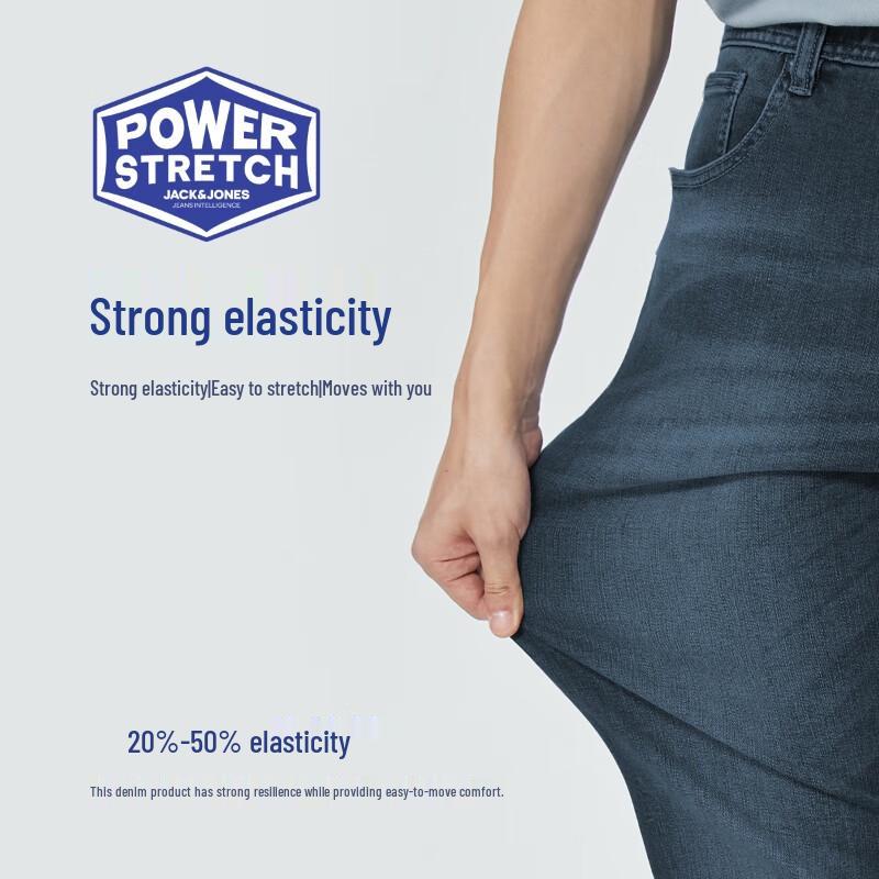 JACK&JONES Men's Loose Fit Stretch Wide-Leg Jeans