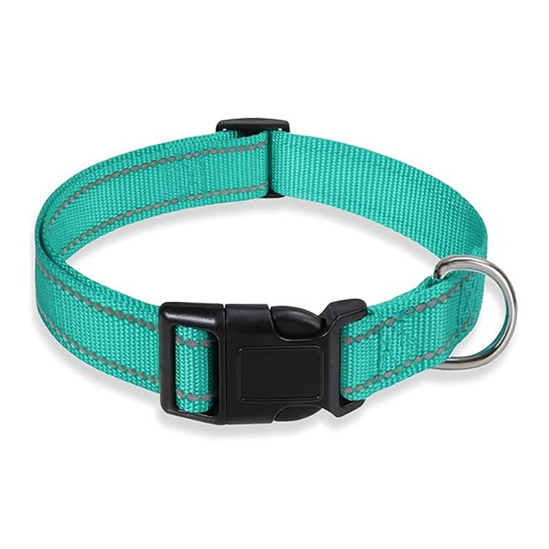 Reflective Dog Collar for Small Medium Dogs, Adjustable Safety Pet Neck Collar, Night Visibility Dog Neck Band, Pet Supplies
