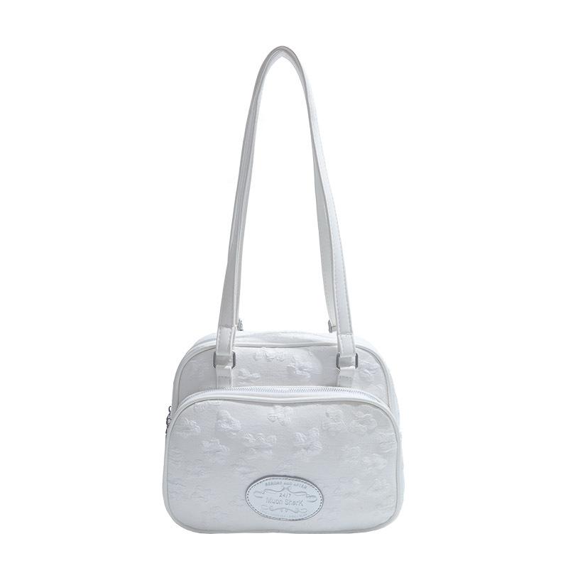 2025 new trendy summer fashion printed shoulder small square bag casual versatile wide shoulder strap messenger bag fashionable shoulder