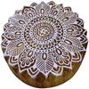 Hand Carved Floral Pattern Textile Wood Stamp Printing Blocks Wooden Block