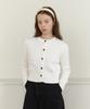 Cluny Soft Cable Knit Button Cardigan - Navy