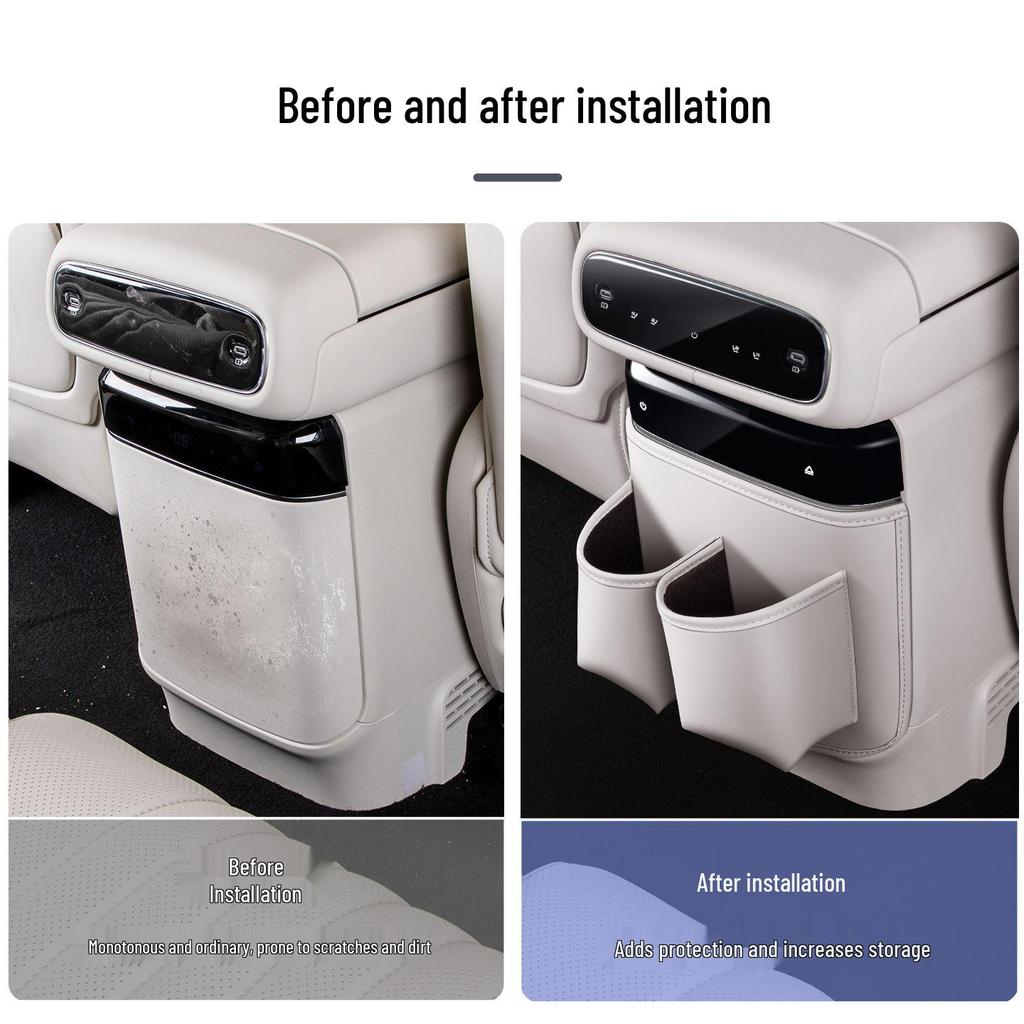 Anti-Kick & Scratch Pad for Galaxy M9 Fridge/Car Interior - Rear Seat Protector & Modification Accessory