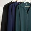 Men's long-sleeved shirt solid color shirt men's slim fit large size shirt jacket