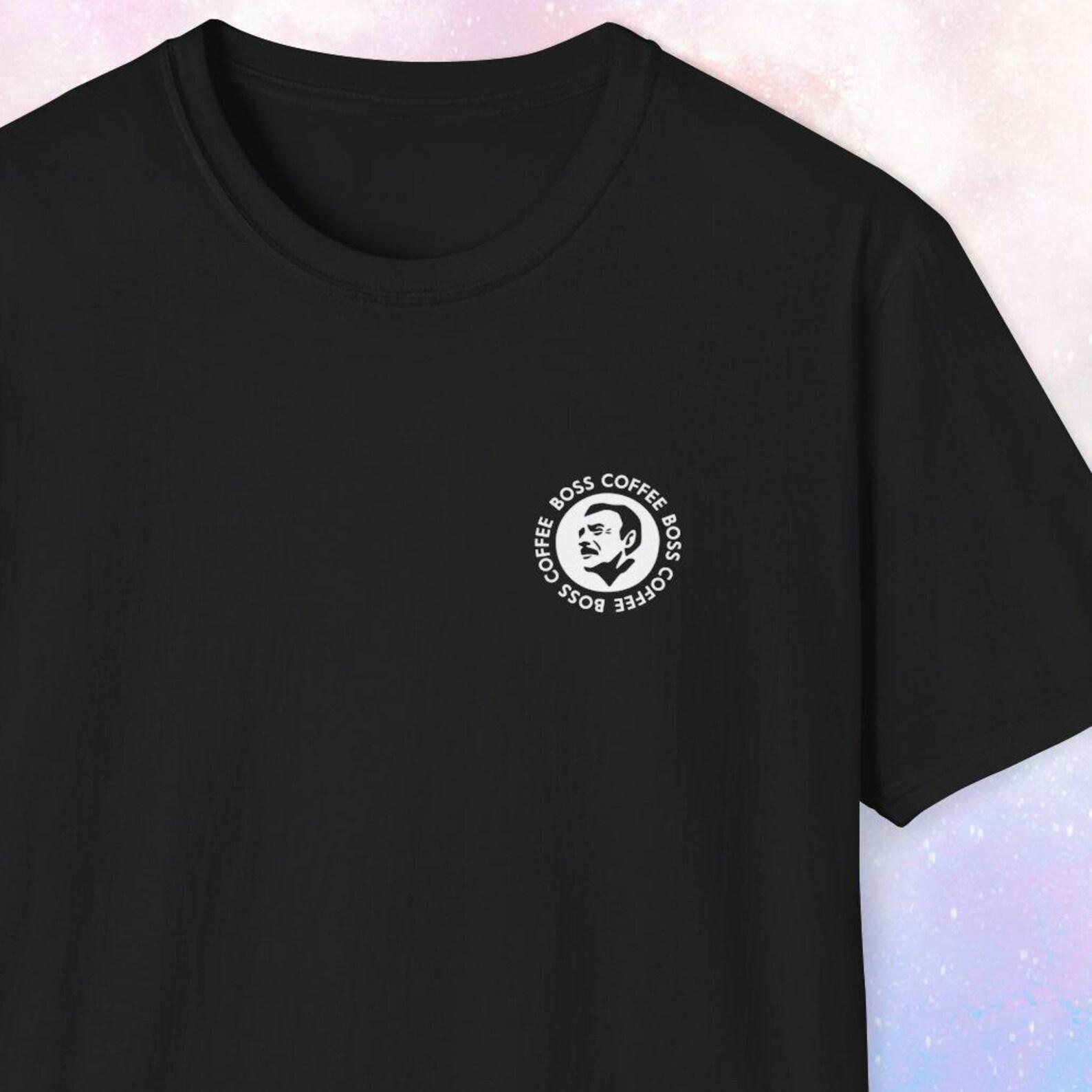Boss Coffee Shirt, Japan Gift, Japan Shirt, Gift for Japan Lover, Anime Shirt, Anime Lover Gift, Anime Fan Gift, Coffee Lover Gift M