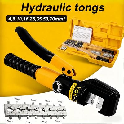 4-70mm² hydrauliczne szczypce do zaciskania YQK-70 ciśnienie 8T domowe narzędzia hydrauliczne szczypce hydrauliczne DIY szczypce do zaciskania końcówek kablowych