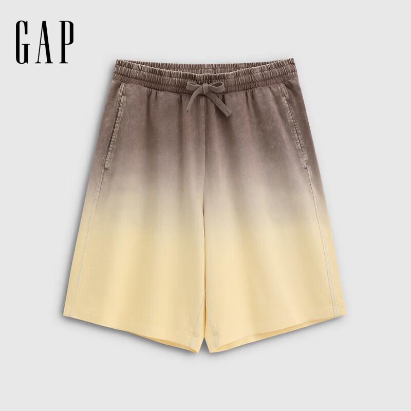 GAP Men s Gradient Logo Print Elastic Waist Sweatshorts 175/84A