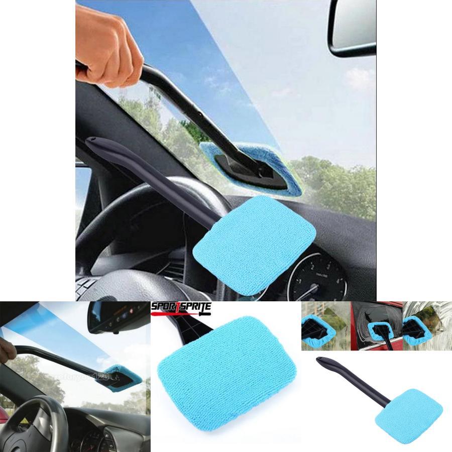 Versatile Microfiber Auto Window Cleaner For Hard-to-reach Car Windows And Windshields