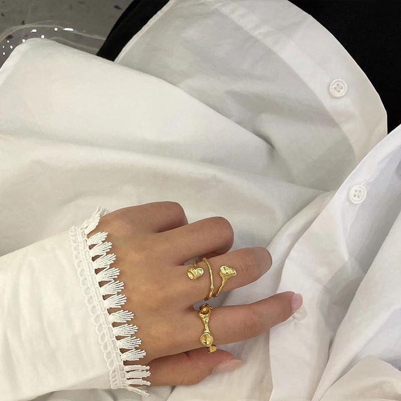 Unique Geometric Pattern 925 Silver Ring Stylish For Any Occasion Gift Or