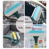 Glass Cleaning Tools Double-sided Telescopic Rod Window Cleaner Mop Squeegee Wiper Long Handle Brush Kitchen Accessories