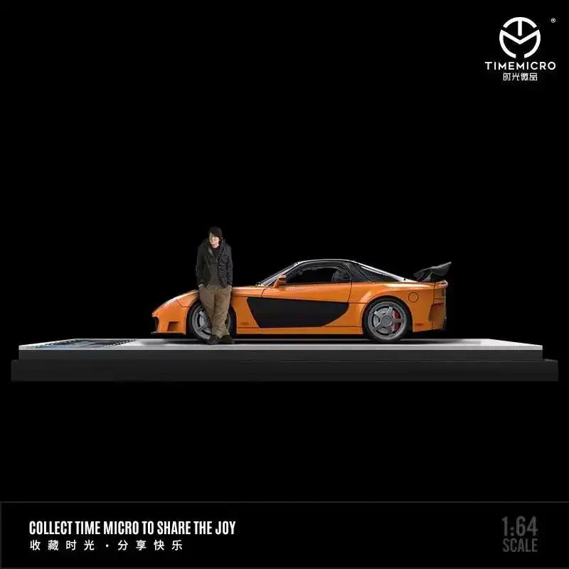 **Preorder**TimeMicro1:64 RX-7 Veilside Fast Furious BlackOrange Model Car