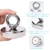 Strong Magnetic Hook, 60mm Diameter, 160kg Vertical Load Capacity, Super Strong Neodymium Magnet, Suitable for Outdoor Use in Kitchens, Warehouses, Of