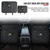 Car Anti-kick Pad Interior Pu Leather Auto Seat Back Protector Pads For Cruze Sail Onix Corsa Aveo Captiva Sonic Spark S10 Tracker Trax