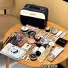 Estuche Cosmético Iluminado con LED Espejo Bolsa de Almacenamiento de Maquillaje Portátil Viaje Impermeable Cuero PU Luminancia Ajustable Gran Capacidad