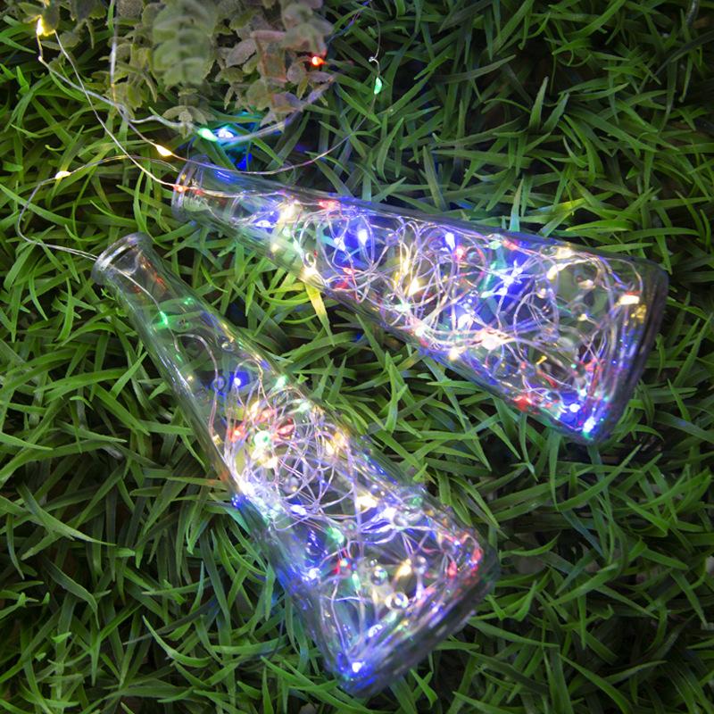 LED Strip Lights Small Colored Lights Wave Ball Battery Box Copper Wire Light String Christmas Bouquet Decorative Light String