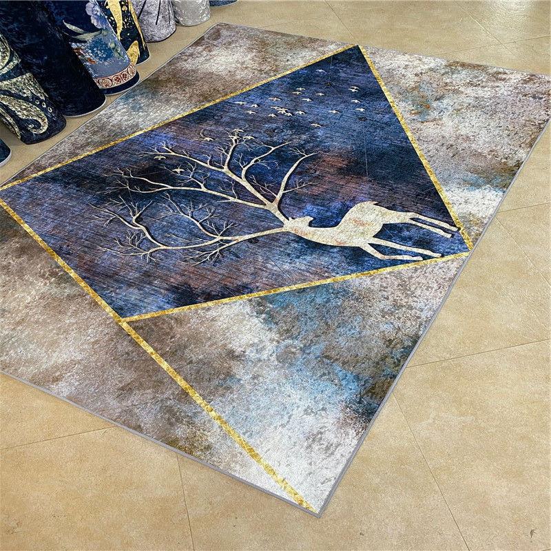 Vardagsrumsmatta Abstrakta Mattor Sovrum Konst Klädkammare Rumsdekoration Matta Halkfri Matta