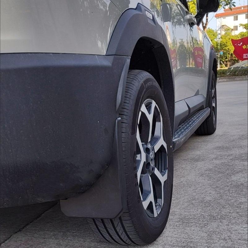 4PCS Car Mud Flaps Fender For Jetour T1 2025 2026 Accessories Car Mudguard Splash Guard Front Rear Anti-splash Mudflap Plastic
