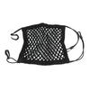 BlackMotorcycle Helmet Storage Trunk Bag Motorcycle Luggage Net Hook Hold Bag Cargo Bike Scooter Mesh Fuel Tank Luggage Equipaje