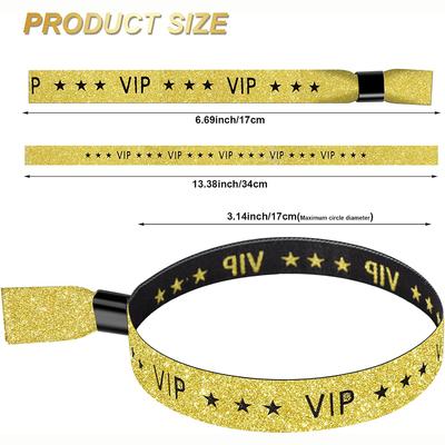 50/100 Stück VIP Armbänder Party Armbänder Stoffarmbänder Armbänder für Veranstaltungen VIP Armbänder Hochzeitsfeier Veranstaltungen Konzerte Messen
