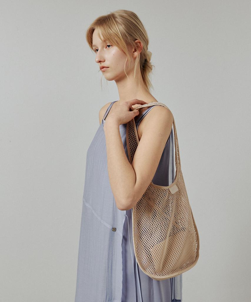 Artid Mesh Tote Bag_Beige