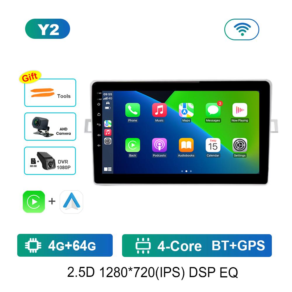 Carplay for Toyota Verso R20 2009 - 2018 Android Intelligent System GPS Navi Video Multimedia Player WiFi BT 4G Touch Screen