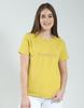 Womens Printed Round Neck Half Sleeve Regular Fit Top