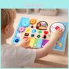 Kids Wooden Piano Toy With Music And Flashing Lights For Developmental Play
