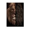 Lion Motivational Posters and Prints Inspirational Positive Quotes Animal Wall Art HD Pictures Canvas Painting Office Home Decor