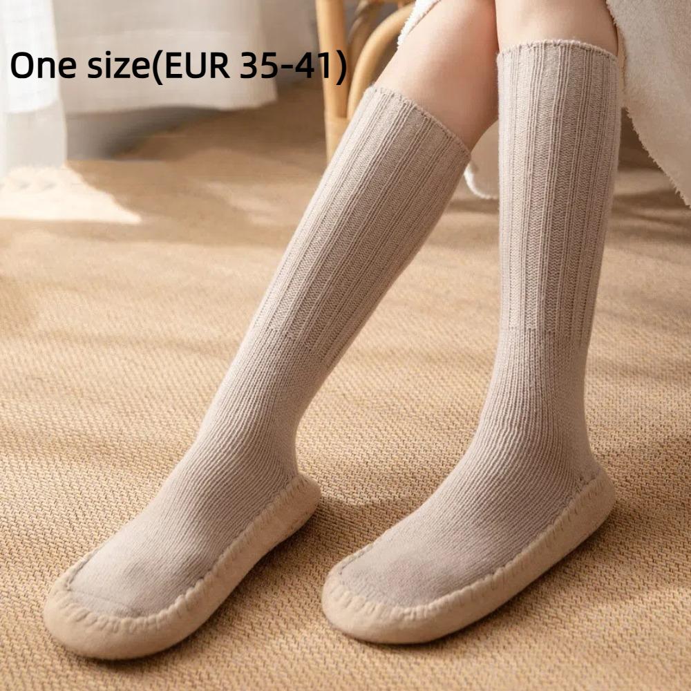 Keep Warm Warm Calf Socks Thick Bottom Women's Dance Socks New Floor Socks