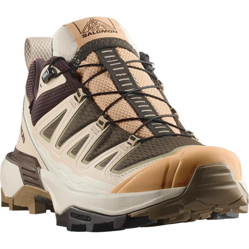 SALOMON X ULTRA 360 Niedrige Wanderschuhe Damen Weiß Braun Sneaker 478171
