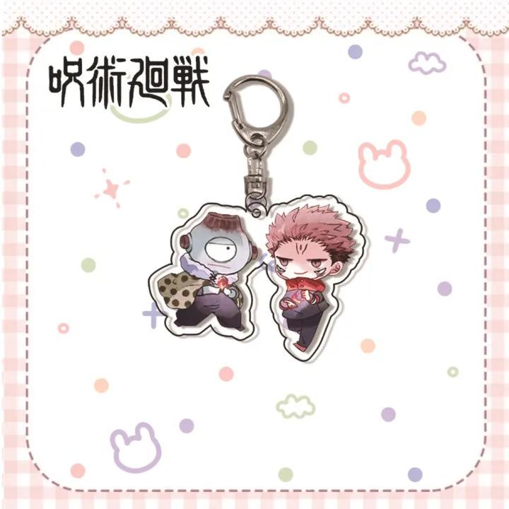 Jujutsu Kaisen Gojo Satoru Itadori Acrylic Keychain 55mm Anime Cosplay Accessory