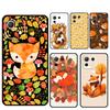 Herbstblätter Fall Fuchs Hülle Für Xiaomi 13 14 15 Ultra 11T 12T 13T 14T Pro POCO X7 Pro X3 X5 X6 M6 F5 F6 Pro Hülle
