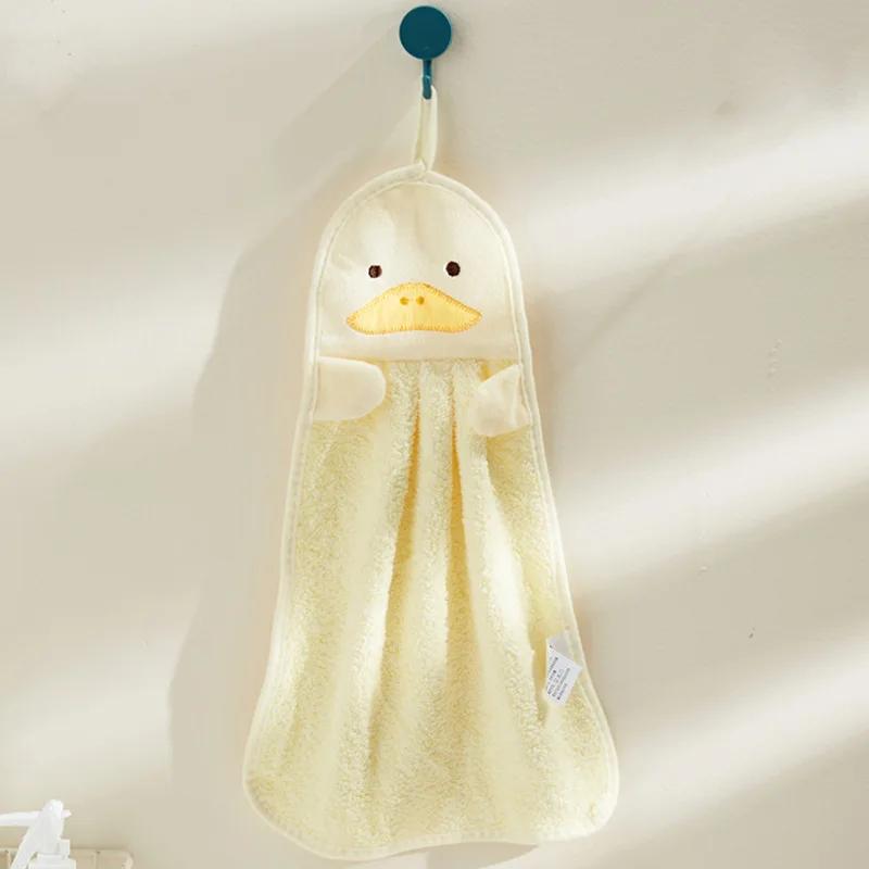 Towel Bath Towels Sauna Cute Hand Duck Penguin Families Kitchen Microfiber Bathroom Suitable Wipes Soft Absorbent for Bathrobe