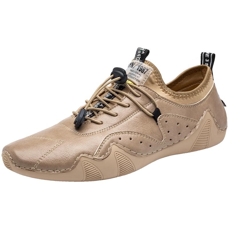 Fashion Fashion Brand Men Shoes Light Outdoor Motorcycle Driving Breathable Casual Trend Loafers Soft Soled Handmade Business Shoes
