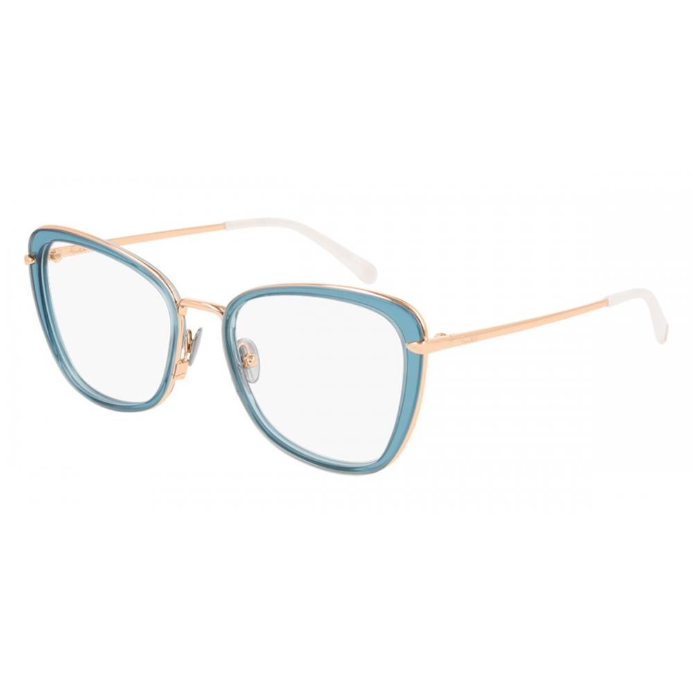 

Pomellato Pm0084o 001 Women Eyeglasses Blue/Gold/53