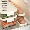Rolldown Design Automatic Scrolling Egg Rack Double-layer Egg Basket Container  Kitchen Storage