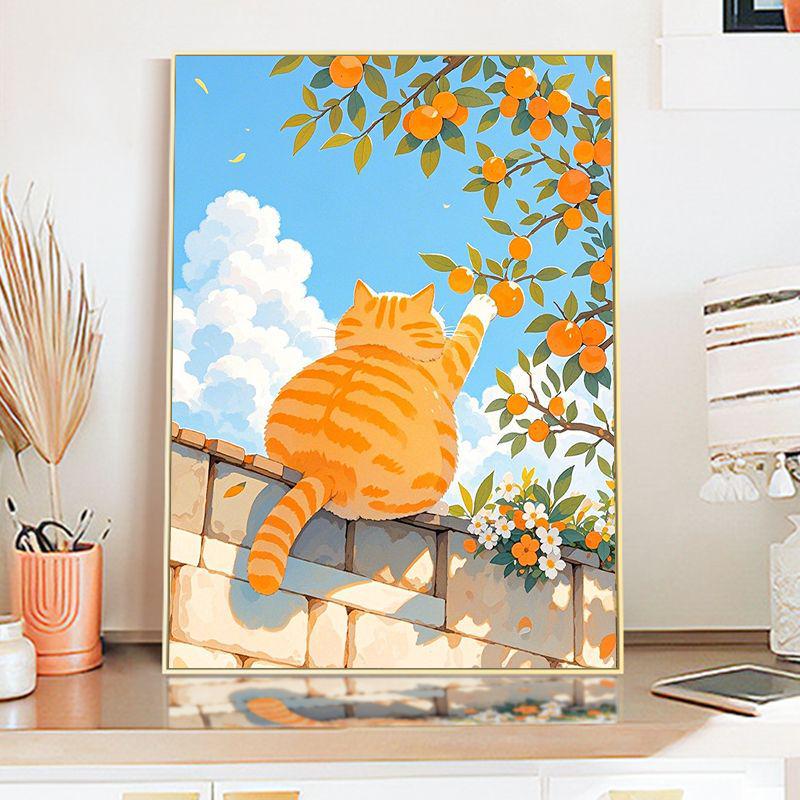 2025 Lucky Prosperity DIY Digital Oil Painting: Cute, Handmade Coloring Experience