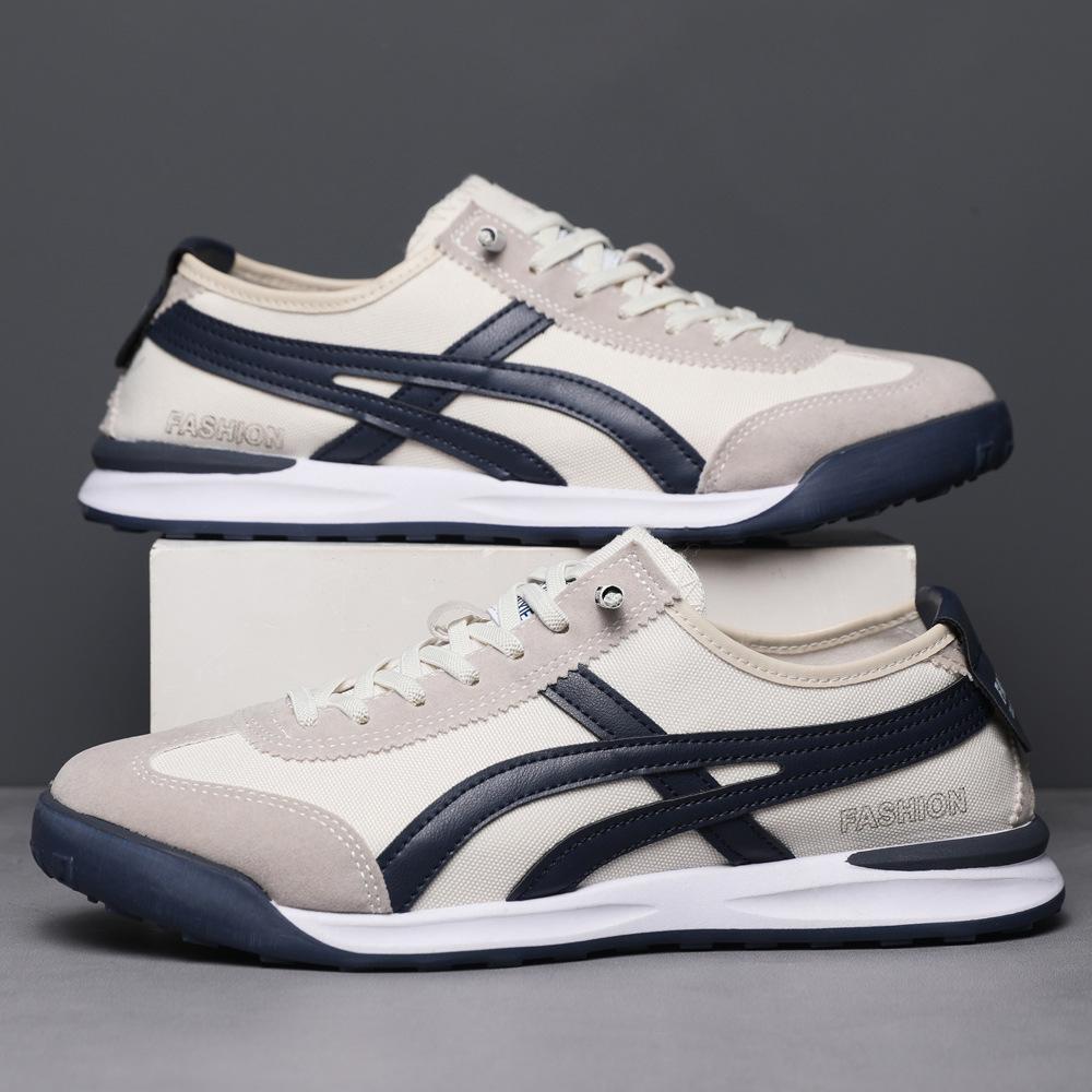 

2025 new Forrest Gump shoes platform rubber lightweight running shoes one pedal lazy shoes light sports casual shoes men 39